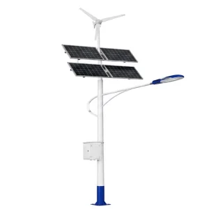 Dual Power Wind Solar Hybrid LED Street Light IP65 Waterproof with Smart Controller for Parking Lot