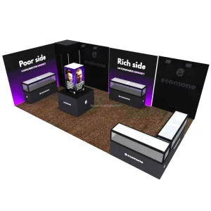 Durable Aluminum Modular Exhibition Booth with Fast Setup and Easy Installation for Trade Shows