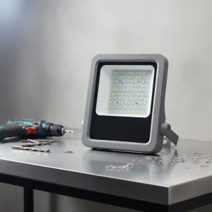 Durable Aluminum Outdoor Flood Lighting Lamp 50w 100w 150w 200w 300w 400w 500w 600w LED Floodlight With Black Body High Density