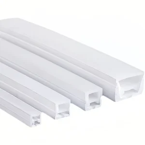 Durable Bendable LED Silicone Profile Recessed IP67 Waterproof Flexible Neon Silicone Tube for LED Strip Light