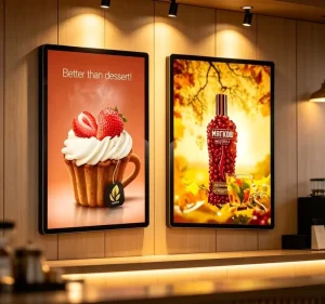 Durable Dust Sealed Advertising Light Box 110 220v Wide Voltage for Cinema Indoor Poster Wall Mount Display