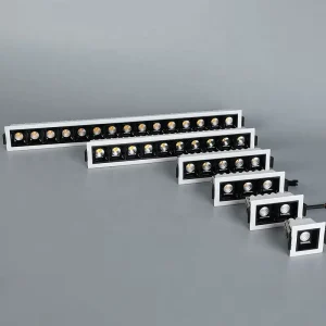 Durable Embedded COB Linear 20W 30W Customizable Dimmable LED Grille Spot Light Modern Aluminum Lightweight Anti-Glare Retail