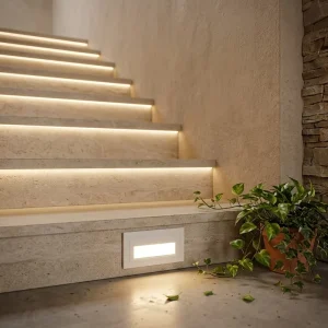 Durable Modern Simple 3w Recessed LED Wall Lamp Embedded Indoor Outdoor Wall Mounted Step Light Stair Lamp for Corridor