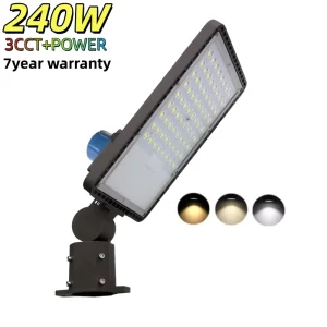 Dusk To Dawn LED Area Lights Outdoor Security Flood Lighting 240W ETL & CE Listed IP65 Waterproof