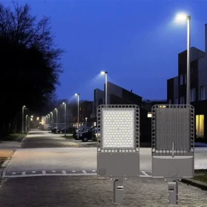 Dusk to Dawn LED Parking Lot Light 300W Type III Commercial Shoebox Pole Lighting IP66 Area Lamp Manufacturer Bulk