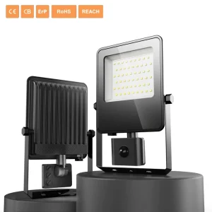 E017 Lighting Sensor IP65 Waterproof 220V 20W High Lumen CE RoHS LED Flood Lights