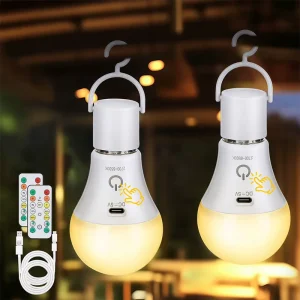 E27 Rechargeable Bulb Touch Control Dimmable Battery Operated Emergency Bulb for Outdoor Indoor Decor