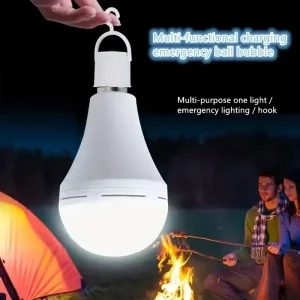 E27 Rechargeable Emergency Camping LED Light Bulb 7W 9W 12W 15W AC220V Soft Light Eye Protection Night Light