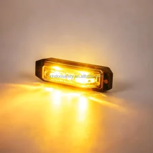 ECE R65 Class 2 R10 LED Surface Mount Grille Light 27W LED Flashing Strobe Lighthead 200 Degree Wide Spread SA7029 Dim Function