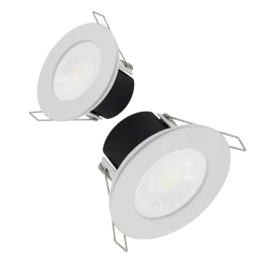 EMC ERP RoHS Certified Waterproof Dimmable Anti-Glare Fire Rated European Design Recessed IP65 LED Ceiling Spotlights