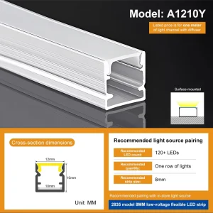 ESann Ceiling Free Surface Mounted LED Profile Shaded Linear Light Ceiling Plaster Line Ceiling Linear Lighting