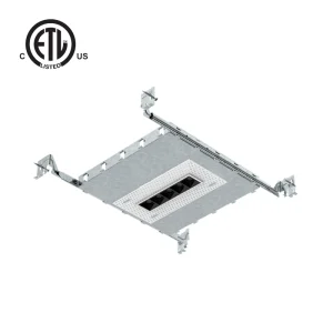 ETL Certification CE SAA Industrial Design Flick Free Embedded Aluminum Ceiling Grille Light 0-10V Dali Dimmable 30W 20W 10W LED