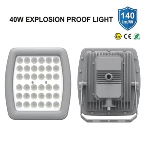 ETL Certified IP67 Explosion Proof LED Flood Light ATEX Zone 2 Hazardous Location Outdoor Fixture
