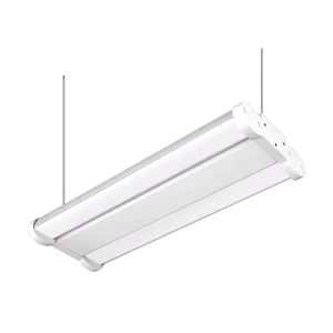 ETL DLC 100W LED Linear Suspension High Bay Light with Daylight Harvesting Transparent Cover or Milky Cover Optional