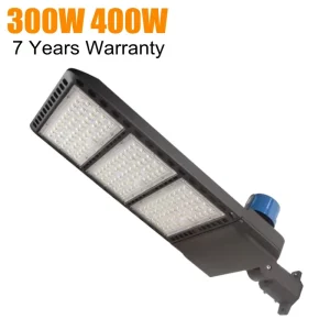 ETL DLC Parking Lot Area Light IP66 60W 80W 100W 150W 200W 300W 400W light sensor 10KV Surge Protection LED Street Shoebox Light