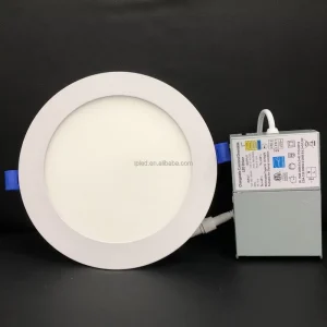 ETL ES 12 Pack 6 Inch 6CT Etl Ultra Thin Recessed Ceiling Downlight Dimmable Panel Light for USA Market