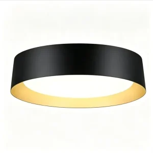 ETL FCC 5CCT 30W LED Lighting Fixture Flush Mount Cylindrical Ceiling Light for Bedroom Hotel and Home Use 16inch