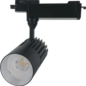 ETL High Light Efficiency 120lm/w Museum Track Lighting Black Dimmable 20w 30w 35w Cri90 Led Track Light
