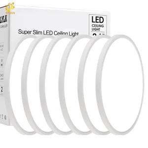 ETL LED Panel Light Dimmable Color Changing Ceiling Light 7 9 12 16 Inch 3CCT Ultra Thin No Flicker Anti-Glare Ceiling Lights