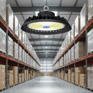 ETL Listed 300W UFO LED High Bay Light 150LM/W Industrial LED High Bay Lighting for Warehouse Factory Workshop