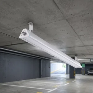 EU Stock LED Batten IP65 100W 150W 200W 240W Commercial Industrial High Bay Light for Warehouse Sensor Version