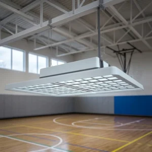 EU Stock UGR<19 IK10 High Light Brightness Highbay Warehouse Lamp Industrial LED Linear High Bay Light 130/160lm/W Sensor