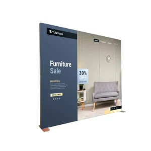 Easy Assembly Illuminate Modular SEG Fabric LED Light Box Backdrop Stand for Event Exhibition Trade Show Booth SEG Display Stand