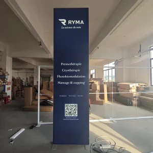 Eco Friendly Fabric Trade Fair Light Box with Custom Graphics