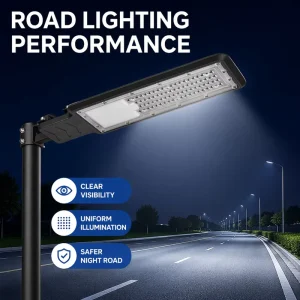 Economical DOB Integrated LED Street Light Aluminum Housing Built in Photocell Easily Maintained for Road Parking Lot Factory