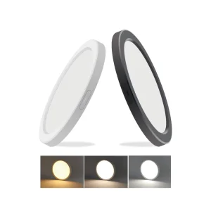 Elegant Minimal LED Ceiling Light Modern Design 3CCT Changeable Aluminum Base 5 Year Warranty