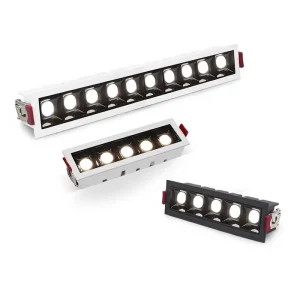 Embedded Aluminum Grille Line Light LED Strip Spotlight Ceiling Light Corridor Living Room Lighting Intelligent Control