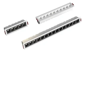 Embedded Aluminum Line Light Grille LED Square Spot Light Home Living Room Wall Washer Anti glare
