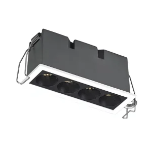 Embedded Aluminum Linear Light Grille Conference Room Home Villa Bedroom COB Spotlight Ambient Lighting