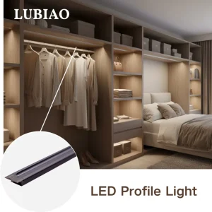 Embedded LED Profile Light for Display Cabinet Shelf Lighting Adjustable Angle Furniture Lighting Solution YB1005 42
