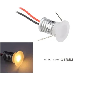 Embedded Mini Spotlight Wall Lamp Anti Glare for Home Living Rooms Display Cabinets Bulls Eye Design 3000K-6000K Color Temp