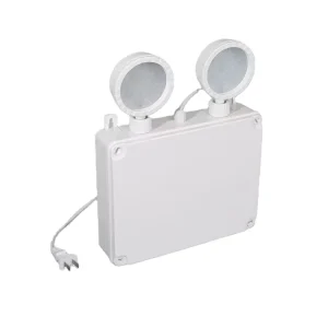 Emergency Exit Fire Surface Non maintained ABS Housing Emergency LED Rechargeable Backup Battery Emergency Dual head LED Lights