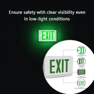 Emergency Exit Led Light with 2 year Approved Circuitry Emergency Exit Signs Lights