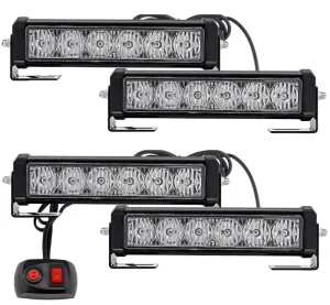 Emergency Grille Strobe Lights Amber White LED Flashing Strobe Light Head for Truck Vehicle