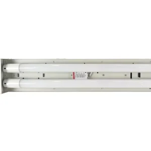 Emergency PC LED Linear Light Fitting with Small Separate Fixted Plate and Huge Terminal Block IP20 Rated 3 Year Warranty