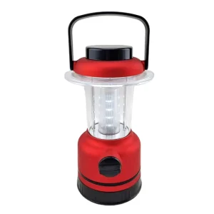 Emergency Use Japanese Red 12 LED DIAL Lantern Light for Disaster Power Outages Household Adjustable Brightness
