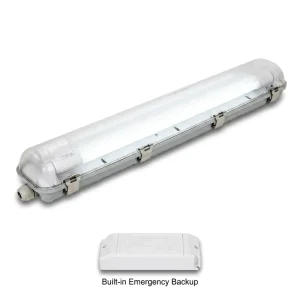 Emergency Warehouse Led Light 2x36W IP65 Waterproof Lighting Fixture Double 4ft 1200mm 2x18w T8 Tube LED Triproof Batten
