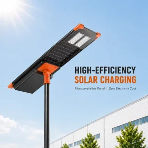 Enegineering Long Lifespan New Design 150W IP65 Solar Lights Outdoor Waterproof LiFePO4 All in One LED Solar Street Light
