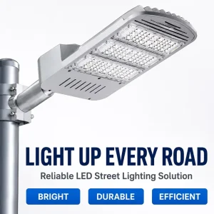 Energy Saving Aluminium Alloy Outdoor LED Street Lights IP65 Waterproof AC Powered 150lm/w Garden Use 5 Year Warranty Motion