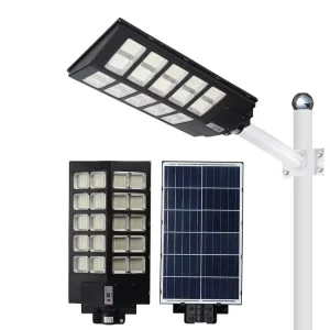 Energy Saving Garden Outdoor Solar Lights IP65 Waterproof Plastic 600W 1200W Integrated All in One Solar LED Street Light
