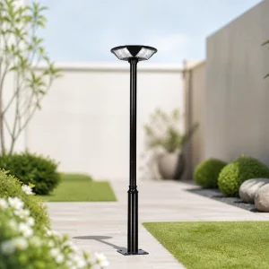 Energy Saving IP65 Motion Sensor Outdoor Solar Garden LED Light Li-Ion Battery Die-casting Aluminum for Road
