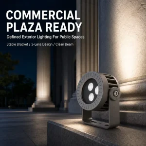 Energy Saving IP66 Waterproof AC LED Flood Lights High CRI 90 5 Year Warranty for Landscape Hotel Projects RGBW DMX512 Control