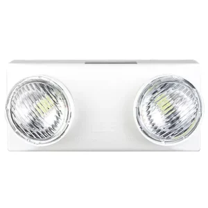Energy Saving Indoor Corridor Emergency Light LED Dual Head Emergency Lights With Plug