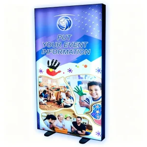 Energy Saving Long Lifespan Aluminum Frame Custom Artwork Shopping Center Restaurant Freestanding Advertising Light Box