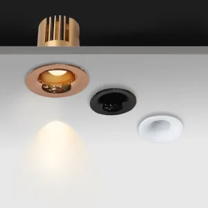 Energy Saving Round Recessed LED Downlight Mini Trimless Anti glare COB Ceiling Spotlight Premium Aluminium