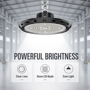 Energy Saving UFO LED Highbay Light Aluminum Radiator Industrial LED High Bay Light for Commercial Lighting